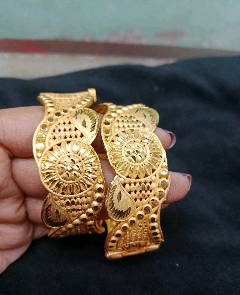 Elegant Gold Bangles