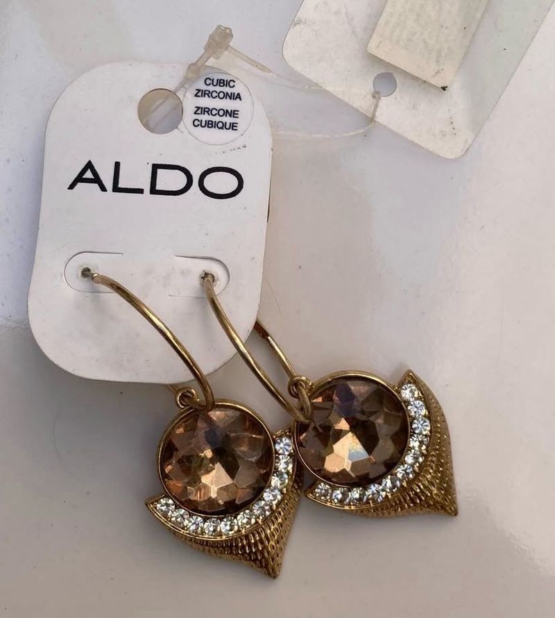 ALDO Dangle Earrings with Cubic Zirconia