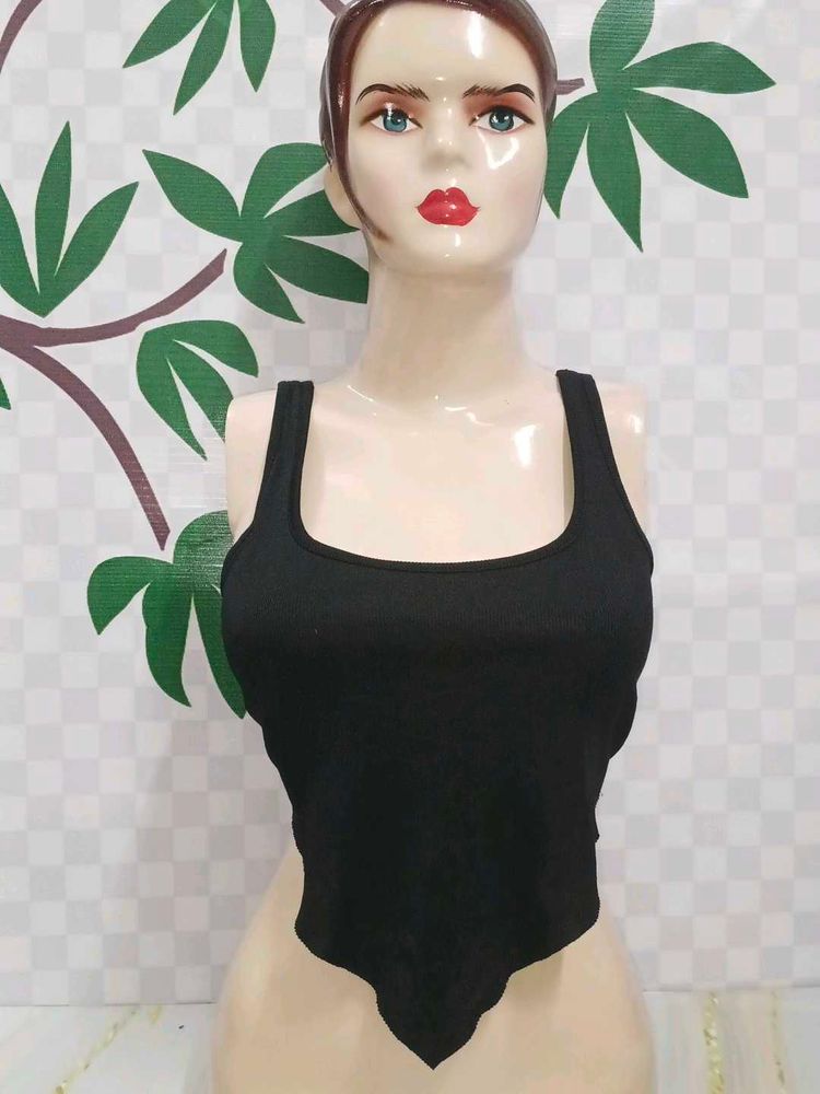 (800)Black Tank Top