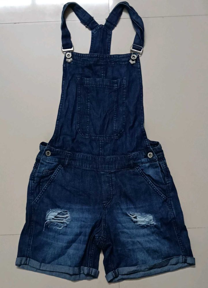 Blue Denim Dungarees