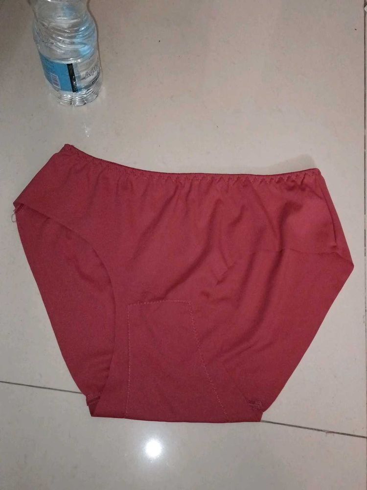 Comfy Red Cotton Briefs