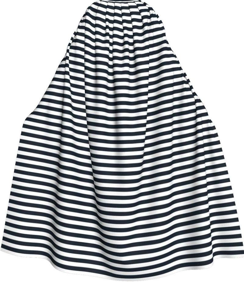 Striped Maxi Skirt