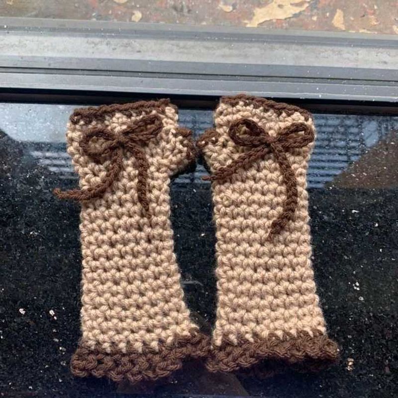 Crochet Fingerless Gloves