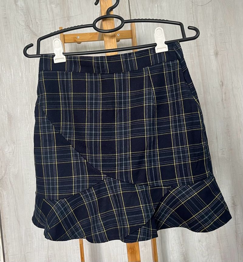 Plaid Mini Skirt