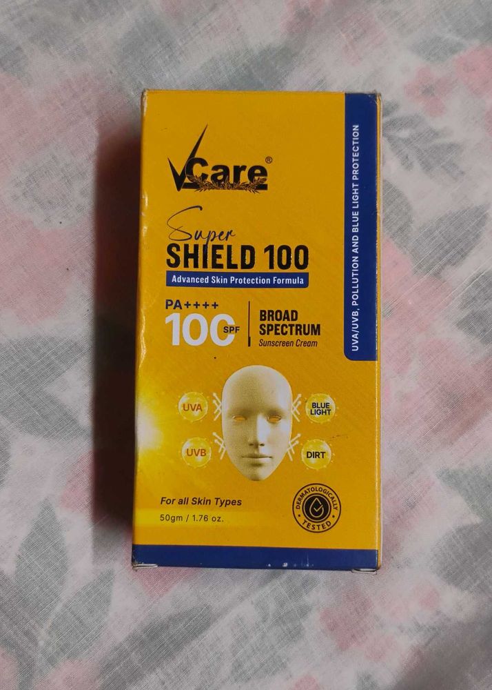 Vcare Super Shield 100 Sunscreen Cream