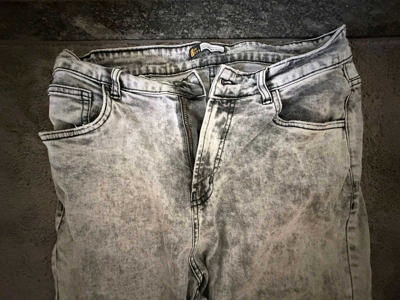 Acid Wash Denim Jeans