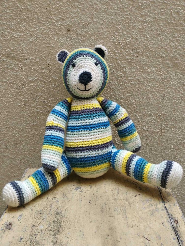 Handmade Crochet Teddy Bear Toy✨