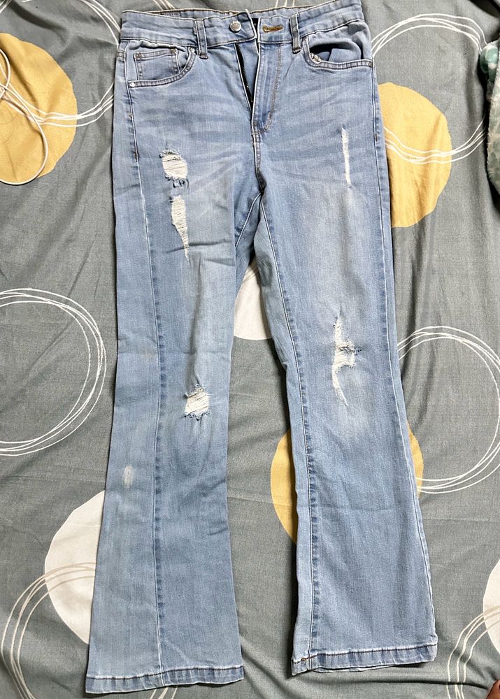 Bell Bottom High Waist Jeans