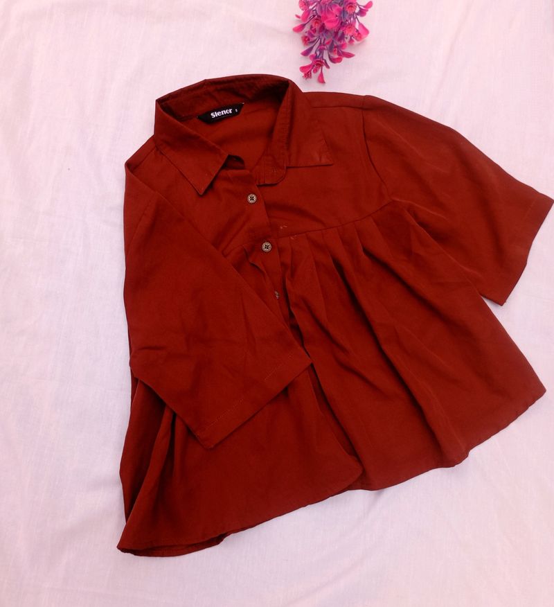 Brown Casual Shirt 🤎🛍️