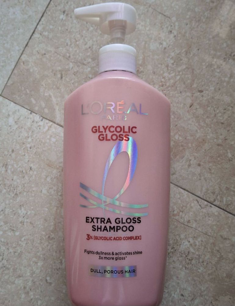 L'Oreal Paris Glycolic Gloss Shampoo HALF USED