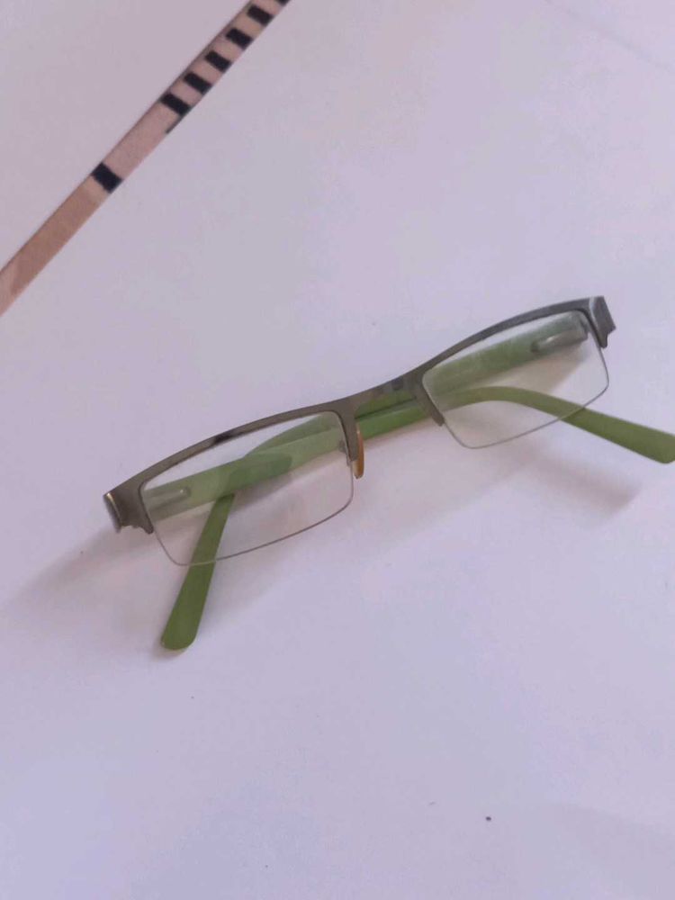 Green Rim Glasses