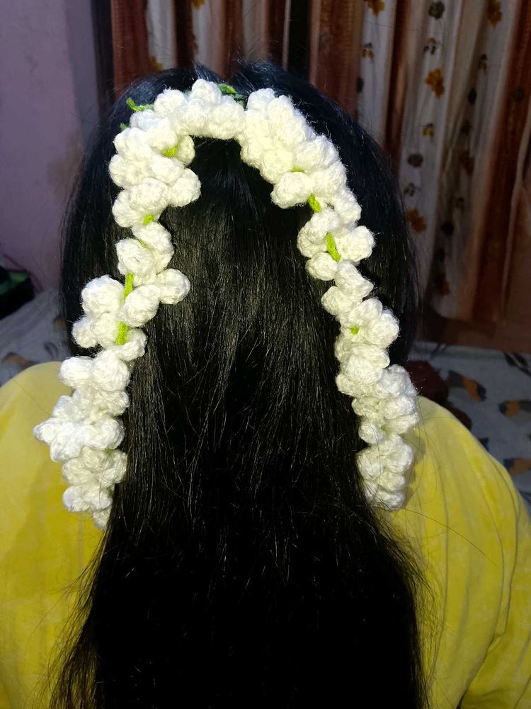 Handmade Crochet Hair Garland
