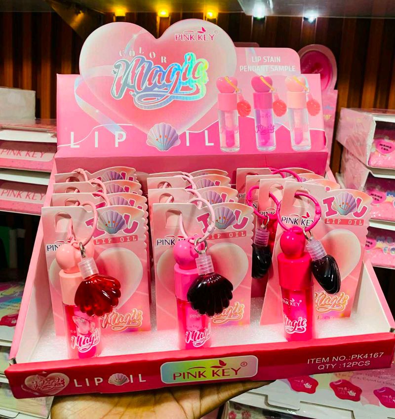Pink Key Lip Oil Magic