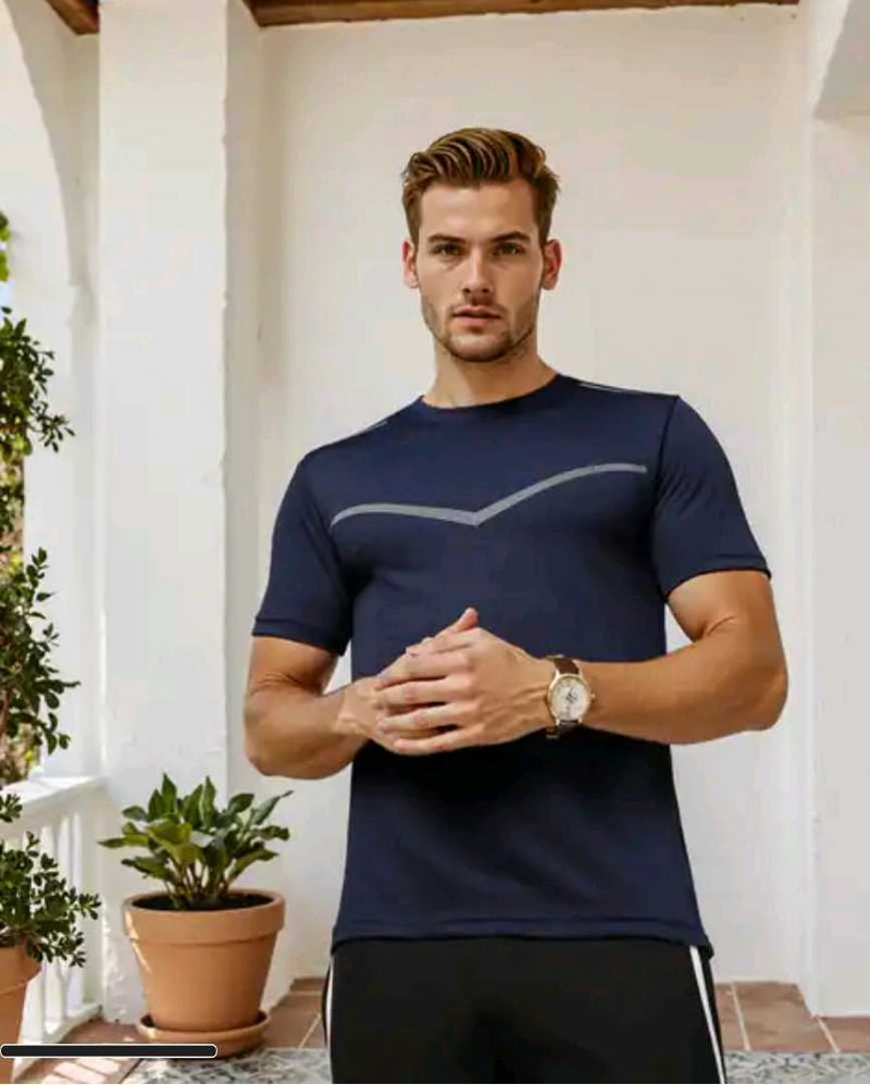 Men's Navy Blue T-Shirt