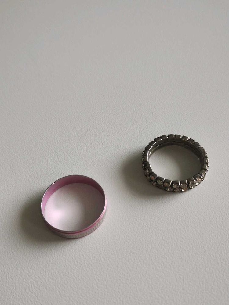 Sparkling Stackable Rings Set