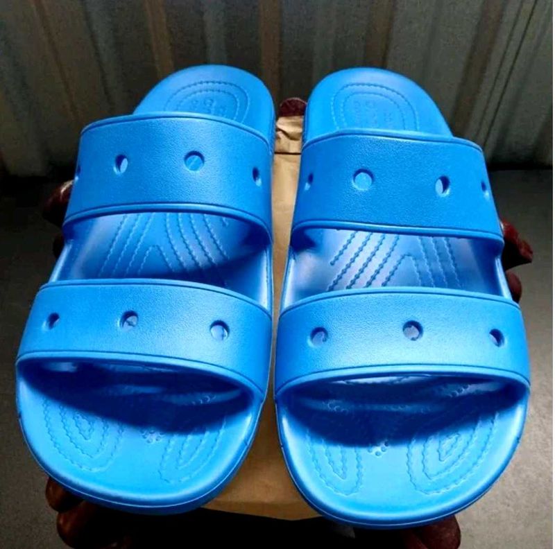 Crocs Classic Slide Sandals - Blue