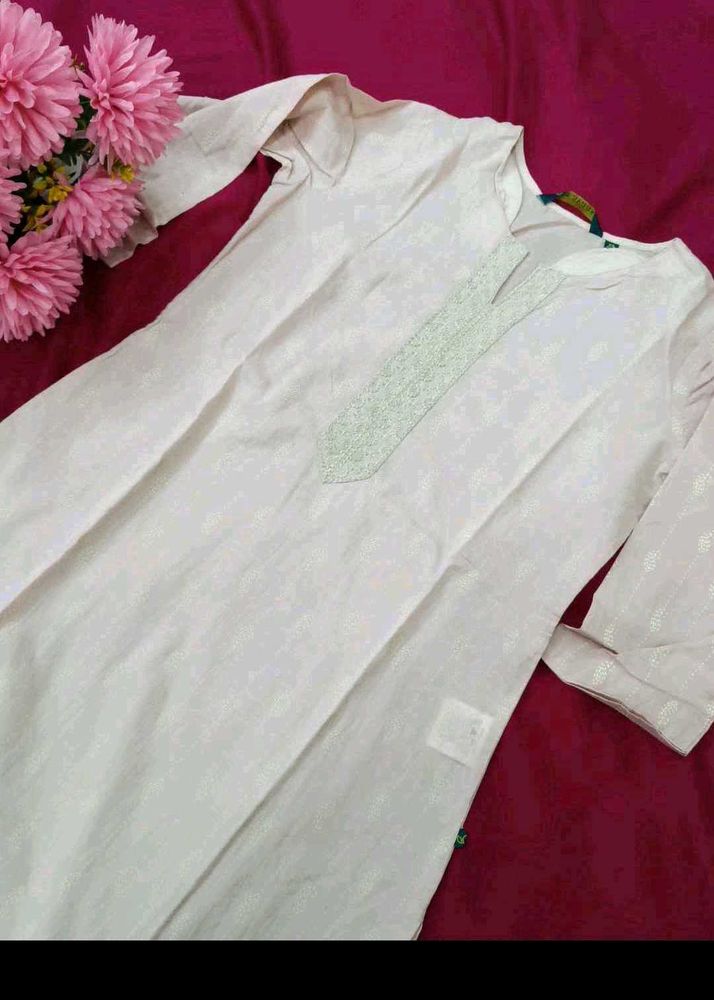 Festive Stylish Baby pink kurta