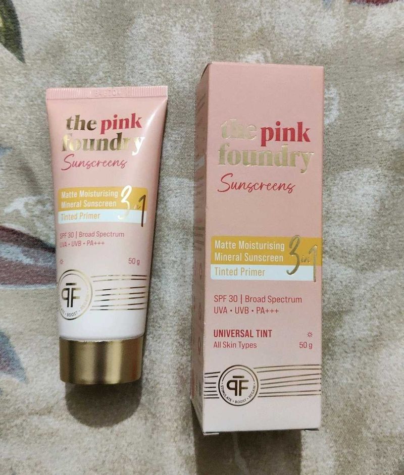 The Pink Foundry Tinted Primer Sunscreen SPF 30