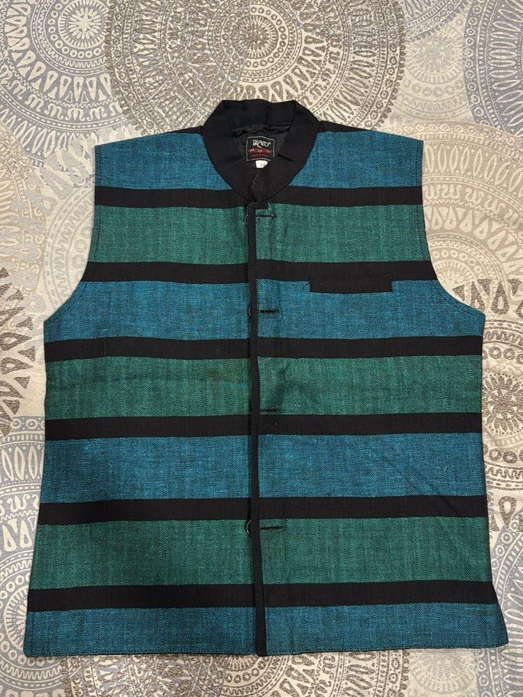 Striped Nehru Jacket