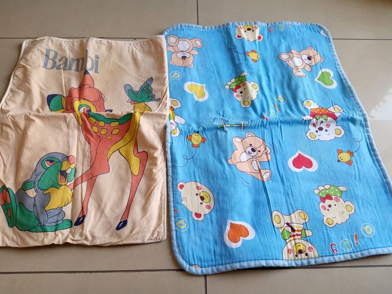 Baby Sheets Pastic One Side, Soft Foam Other
