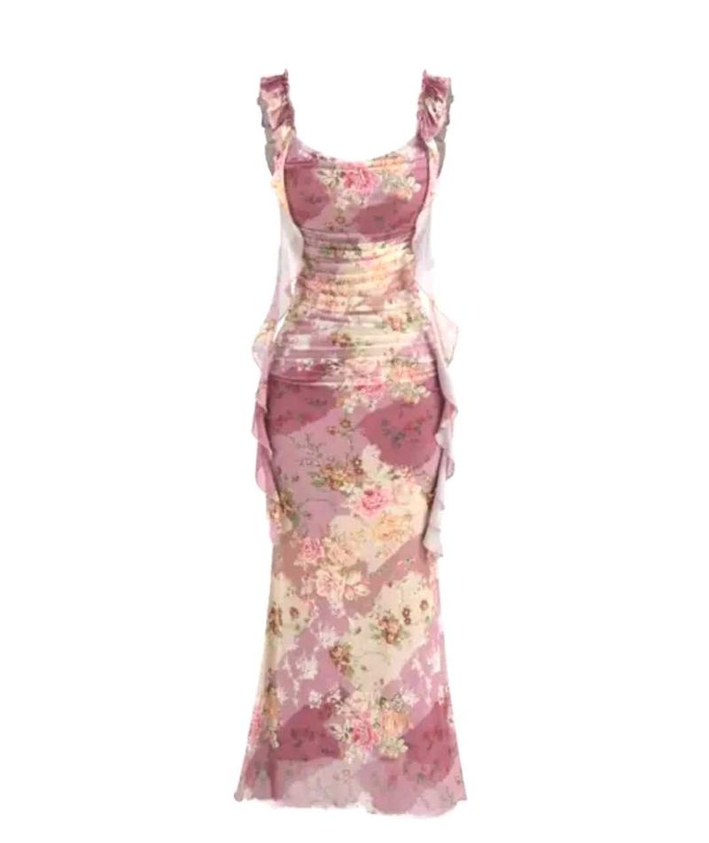 Floral Print Maxi Dress