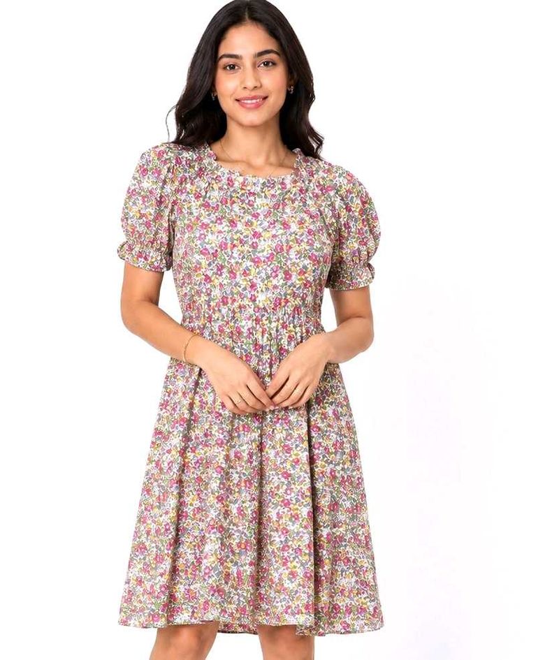 Floral Button-Down Dress🌷
