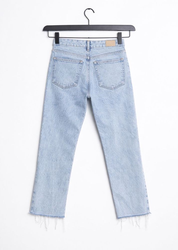 Mango Straight Leg Jeans - Blue