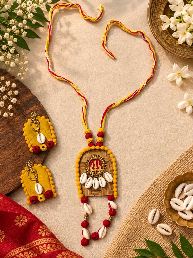 Handcrafted Ethnic Necklace and Earring Set