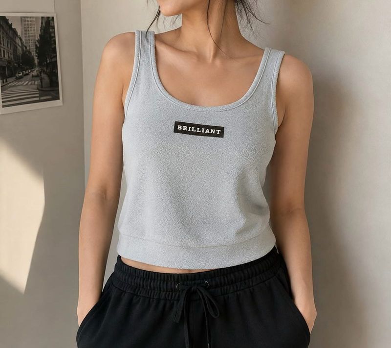 Light Blue "Brilliant" Tank Top