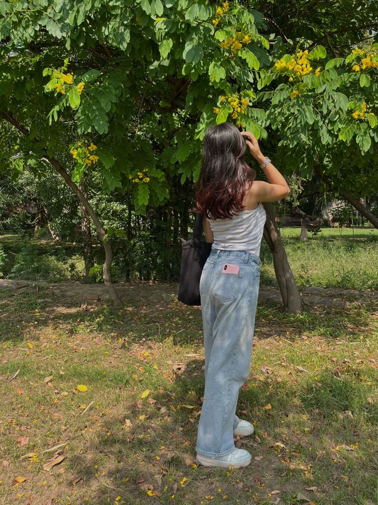 Light Wash Wide Leg Jeans