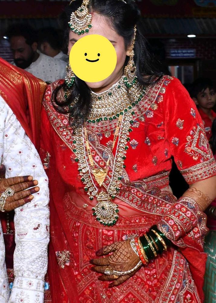 stunning once used bridal rajasthani set