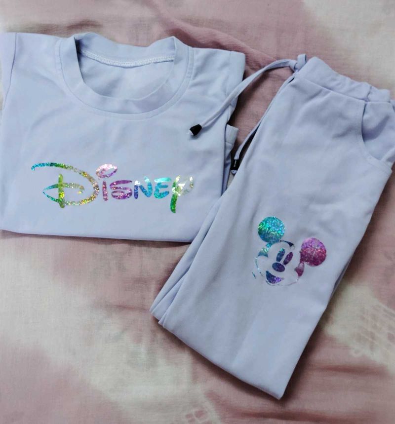 Disney Mickey Mouse Print Lounge Set