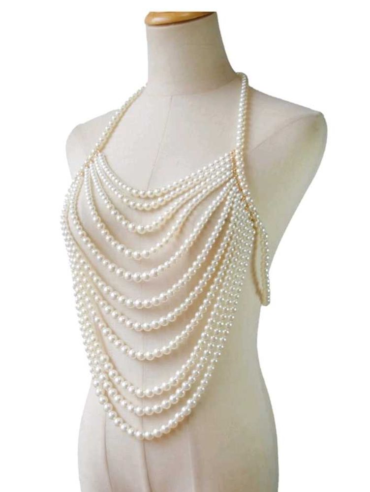 Pearl Body Chain (Free delivery)