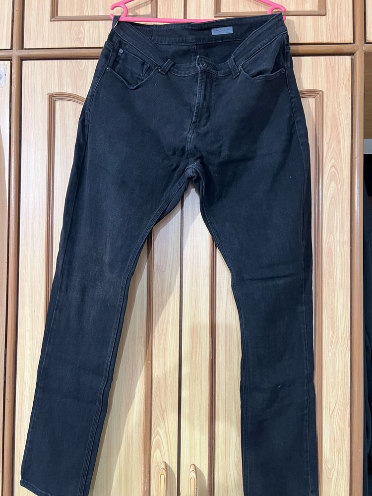 Spykar Black Jeans- 36