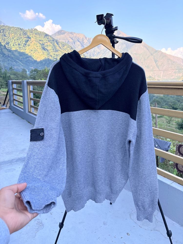💯 % og stone island Grey Hooded Sweater