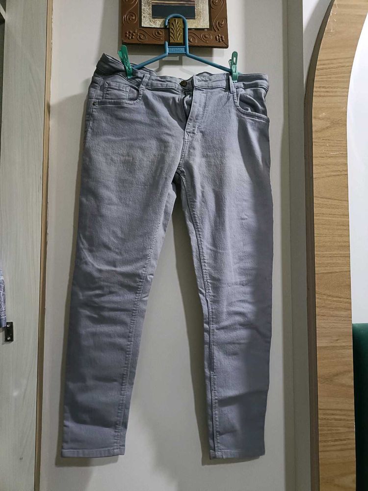 Grey Denim Jeans