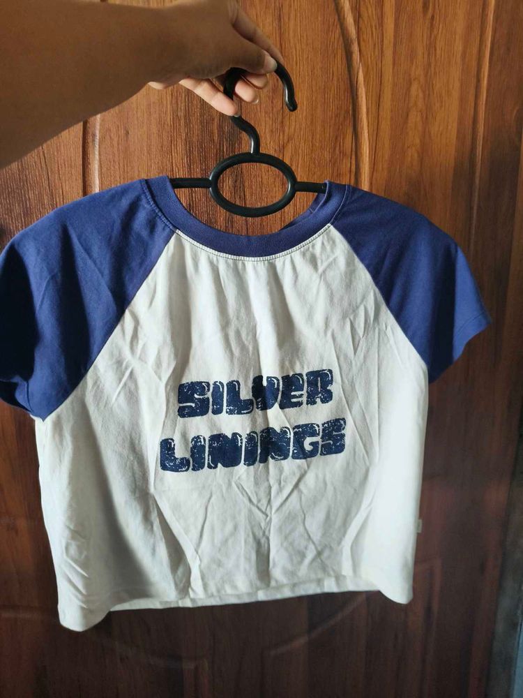Crop Top "Silver Linings"