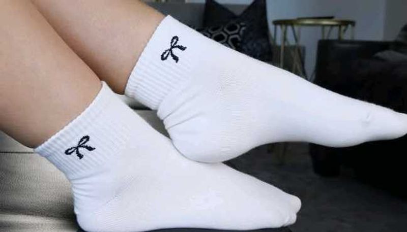 trendy cute socks and slippers