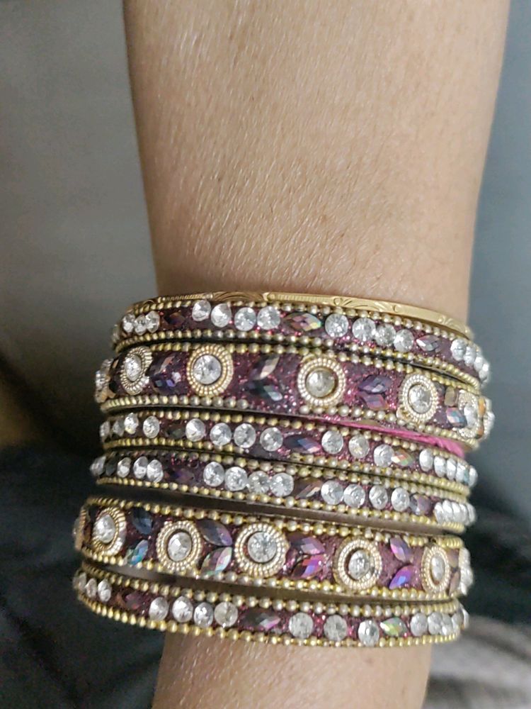 Sparkling Set of Bangles