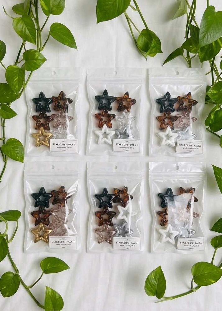 Cute Star Hair Clips - Pack of 1