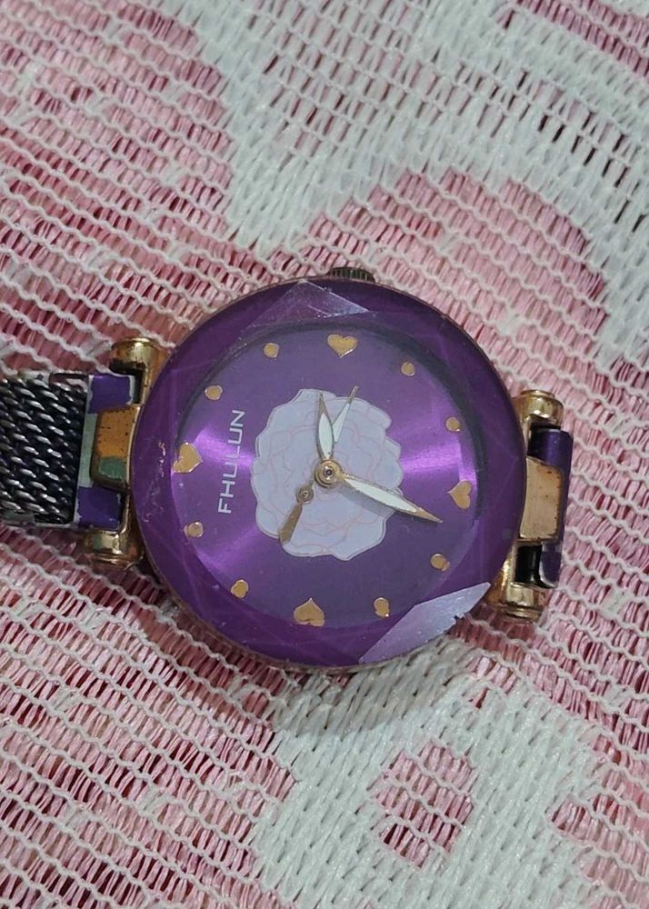 Purple Dial Watch