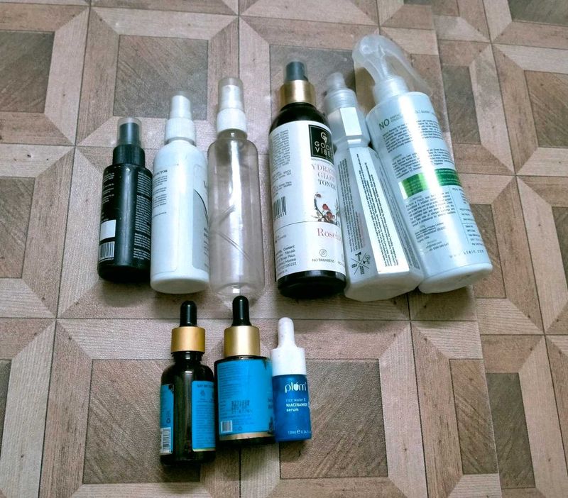 Set Of 6 Spray Bottles &amp; 3 Droppers 🍒