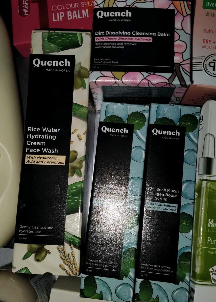 Quench Skincare Set &amp; others