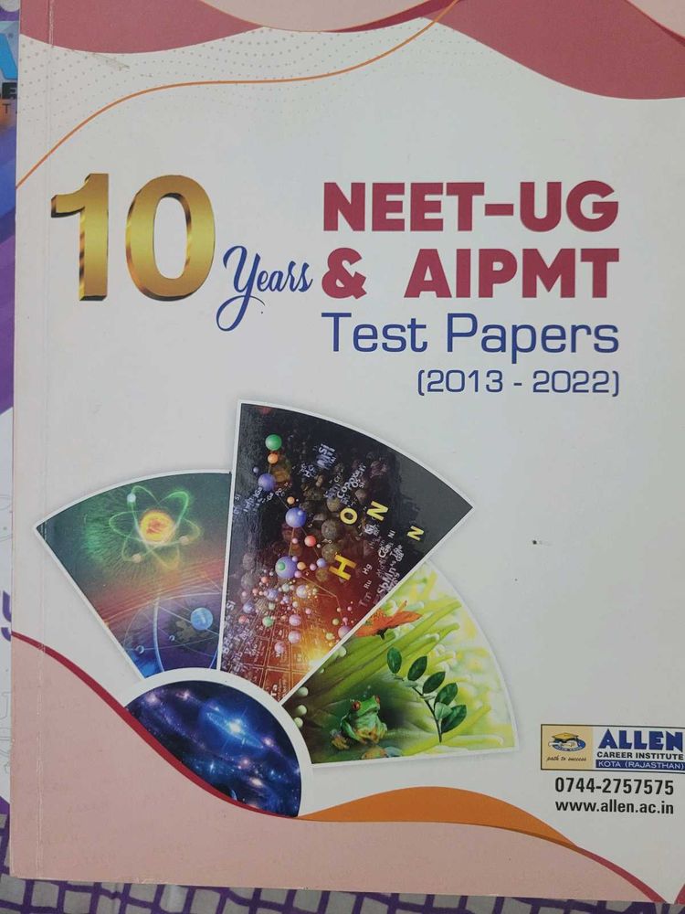 🔥 NEET Previous 10 Years Solved Papers Book