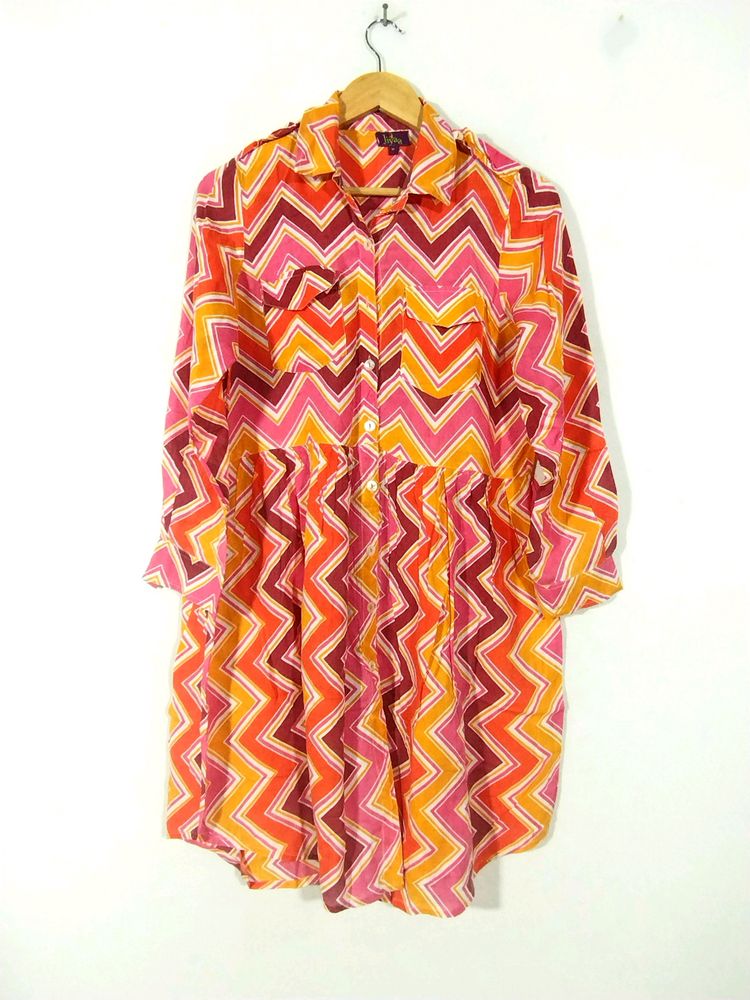 Jiyaa Multicolour Printed Dress (Women)