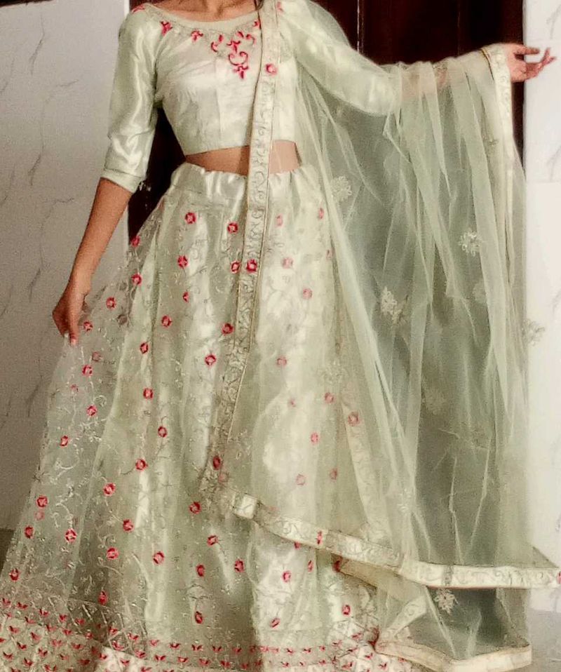 Embroidered Floral Lehenga choli set