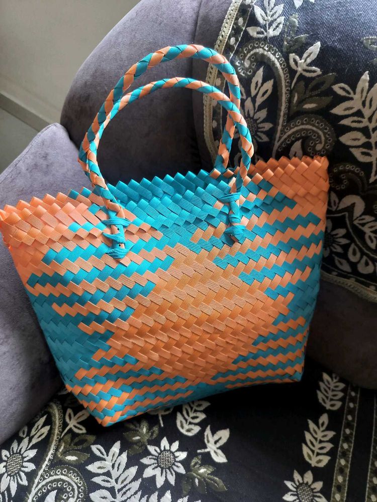 Chumbak Woven Tote Bag - Unique Design