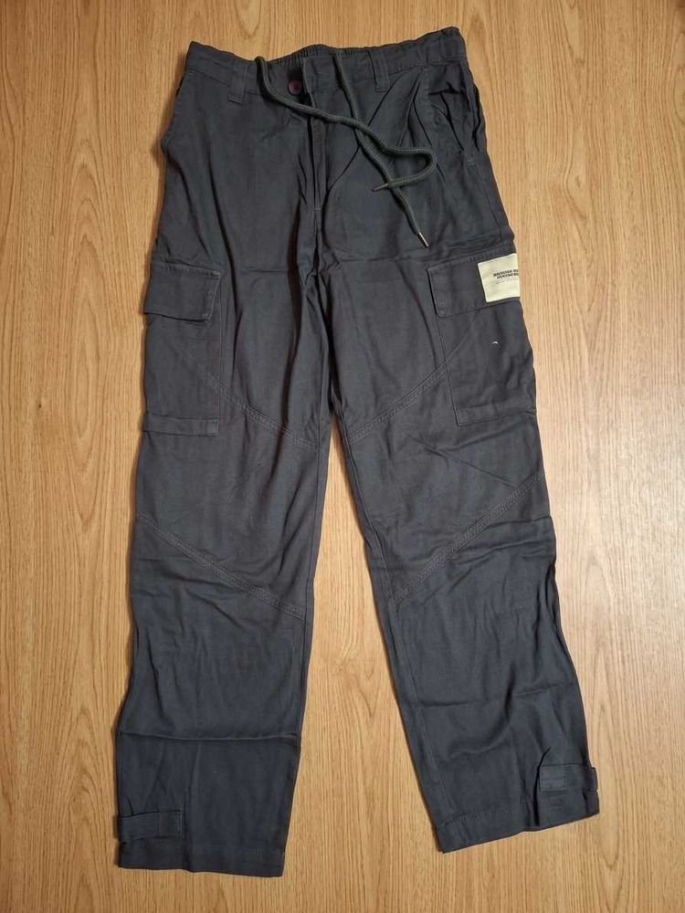 Bonkers Corner Grey Cotton Regular Fit Cargos
