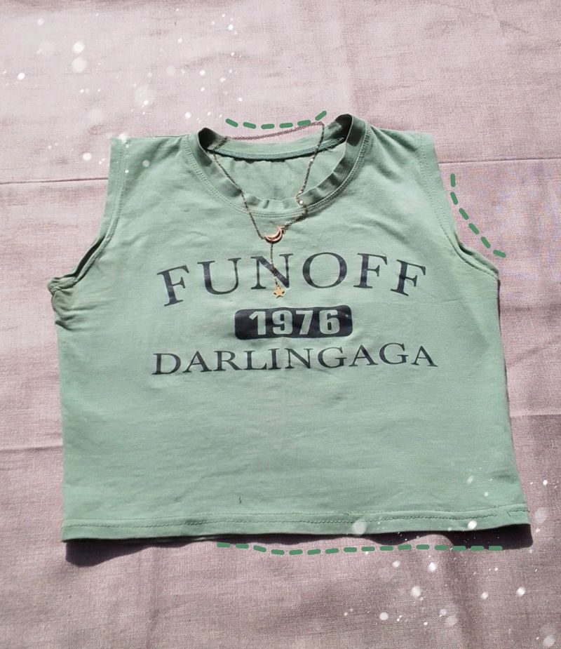 Tank Top Crop Pattern