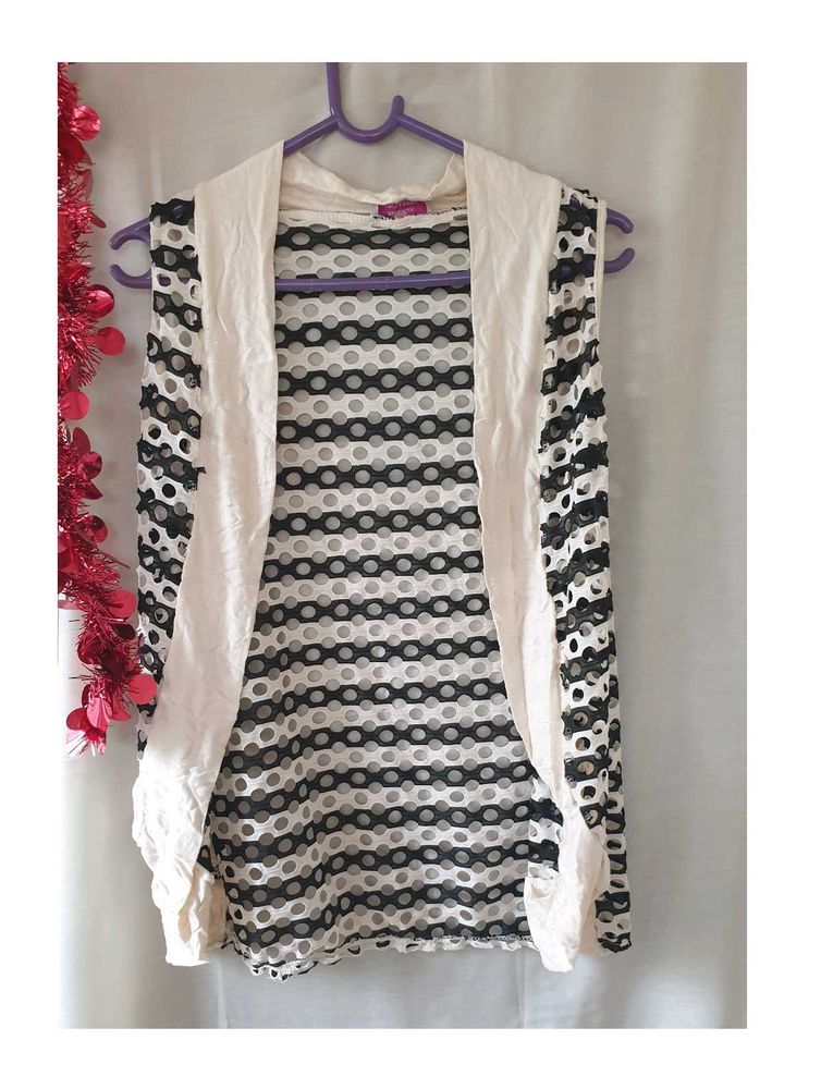 Black &amp; White Overcoat